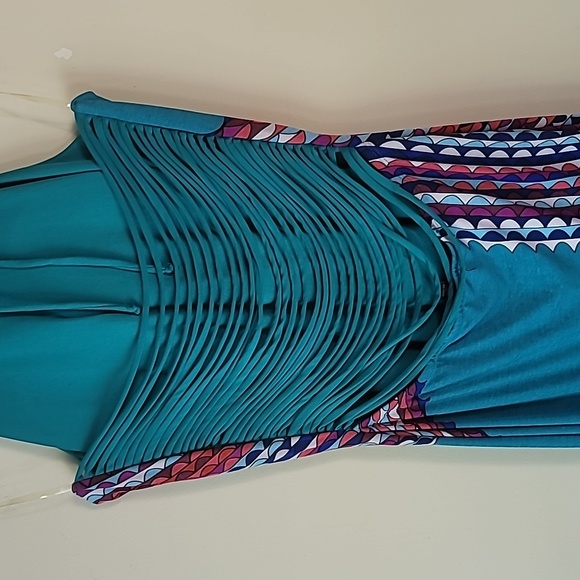 Maxi Women's Long Open String back Dress SZ L - Picture 7 of 13